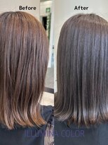 クロップ エス 茅ヶ崎本店(crop es)&nbsp;髪質改善　イルミナカラー