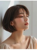 韓国くびれヘア_調布ワイドバング外ハネボブ美髪のススメ