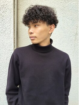 ヘアガーデン オフ(hair garden off)の写真/【岡山屈指のメンズパーマ満足度】パーマ比率８割越えの人気サロン*計算されたデザインで再現性◎