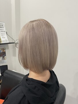 ザ アクネ 岡崎竜美丘店(THE ACNE) ★レディース,ブリーチ,ハイトーン,ホワイトベージュ,ボブ