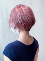 シオン(shion)&nbsp;ショート顔周りレイヤーブリーチダブルカラー_ba342592