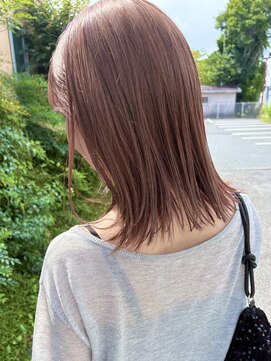 美容室シオン 城東店(sion) 柔らかいピンクベージュ