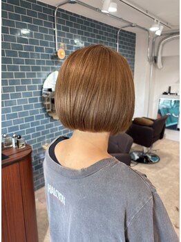 【大府市/ブリーチ】柔らか透明感カラーへ♪si:caだからこそできる発色、色もち、ツヤ良しのデザインカラー