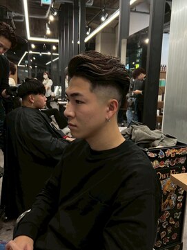 リッチブランドアンドコー(Rich Brand&Co) 七三フェード ビジネスマン メンズカット フェードカット