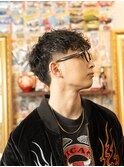 シャドウパーマ/無造作パーマ/海老名バーバー/厚木バーバー