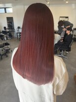 ナンバー(number+)&nbsp;20代30代40代レッドブラウン透明感ストレート