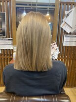 サンドレオ 新宿店(sand Leo)&nbsp;顔周りカット/縮毛矯正/ダークブラウン/コーラルピンク