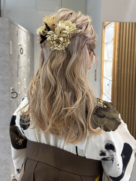 ムーン バイ ケンジ(moon by KENJE) MITO/ヘアアレンジ/卒業ヘア/ハーフアップアレンジ