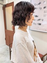 レス 伏見(LESS)&nbsp;[LESS 伏見/丸の内/栄/名古屋]暖色ボブパーマ★鳥山