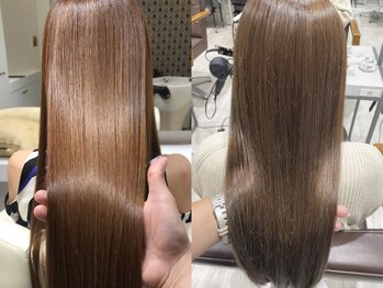 ヘアー ミッション 心斎橋店(hair Mission)の写真/憧れのうるツヤ髪へ☆髪質改善トリートメントで、髪の悩みに合わせた提案を◎