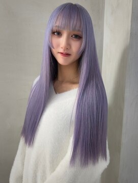 ネハス 栄(nehus.) ブリーチ/クラゲヘアー/小顔に見せるヘア/ココアベージュ