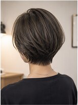 アースオーセンティック 小平店(EARTH Authentic)&nbsp;白髪ぼかしハイライト×丸みショートボブ