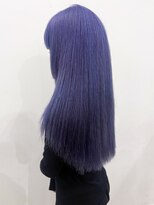 ロックス バイ マグ 松本(rocks BY MAG)&nbsp;ハイトーン×ブルーラベンダー◎レイヤーカットロング韓国風ヘア