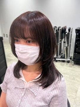 ビブ(VIV) ハッシュレイヤー×ラベンダーブラウンの大人可愛いレイヤー♪