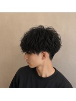 サロンド ノワ 本通(salon de Noix)&nbsp;無造作な動きと束感で、セットも簡単な人気パーマ。