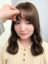 ローレンアオ(LOREN AO)&nbsp;ハッシュカット/グレージュ/デザインカラー/栄矢場町