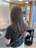 レイヤーカット大人可愛いオリーブブラウンブリーチなし