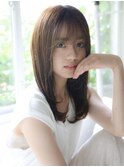 人気スタイル◎大人かわいいナチュラルストレート ▼ 9