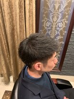 プレミアムバーバー 目黒店(PREMIUM BARBER produce by HIRO GINZA) ツーブロックアップバング〈目黒〉〈理容室〉