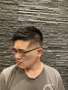 プレミアムバーバー 表参道店(PREMIUM BARBER produce by HIRO GINZA) アップバンクベリーショートスタイル