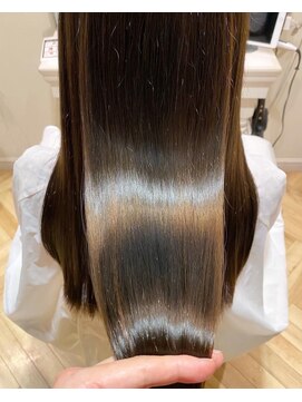 ロンド ストラーダ 心斎橋(Lond strada) マチルダボブ×インナーグレージュ【髪質改善/縮毛矯正】