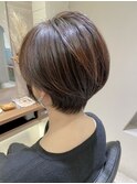 ショート/くびれショート/前髪あり