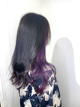 アクト 三鷹店(ACT) パープル×ブルーブラックインナーカラー