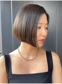 【デザインカラー】綺麗なボブ×インナーカラー◎