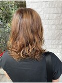 巻き髪風ナチュラルウェーブ
