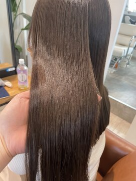 ルーツ(ROOTS) ブリーチなし×オリーブベージュカラー