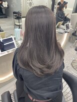 ロンド マーレ 天神大名店(Lond mare)&nbsp;顔周りカットでくびれ巻きスタイル　レイヤーカット　グレージュ