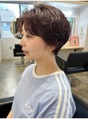 マッシュショート/ベリーショート/ショートパーマ/大人可愛い