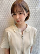 イキ(ikiii)&nbsp;ショートボブ/ハイトーン/アンブレラカラー/ボブ/シースルー