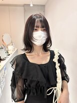 サンド 池袋(sand)&nbsp;ウルフ／ミディアム/レイヤーカット／前髪カット