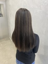 カノンヘアー(Kanon hair)&nbsp;ハイライトカラーバレイヤージュシャドウルーツ　ブリーチカラー