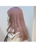 【kate 大宮】さくらミルクティー×毛先ワンカールロング