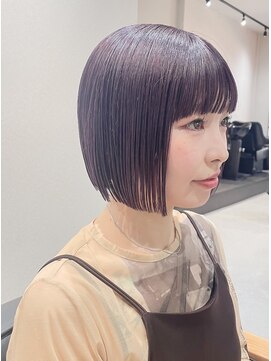 ノウル 中野(NoWL) 【 NoWL 】twilight pink × bob ボブ/ダブルカラー