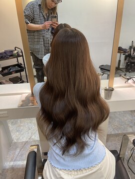 ブレンド 渋谷(BLend) ハイライトカラーマチルダボブインナーグレージュ前髪