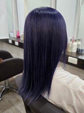 グランディールヘアデザイン(grandir hairdesign) ケアブリーチ/ブルーラベンダー/千葉