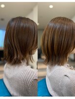 アメイズトーキョー 札幌大通(Amaz! tokyo)&nbsp;小顔ネビージュワンレン/縮毛矯正/髪質改善/ツヤ髪/くせ毛