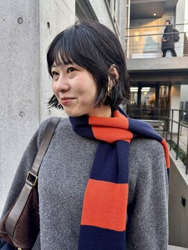 カシ 中目黒(CASI) パーマ風癖生かしのミニボブ