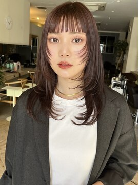 トリッカ 銀座(tricca) レイヤー/顔周りレイヤー/似合わせカット/簡単スタイリング