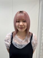 エミュ(emu) ブリーチ2回からできるペールピンク！