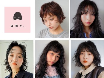 amy. ショート/ボブ/メンズ/パーマ