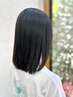 【全員/冬のオススメ！】カット+ストレートパーマ+スパ
