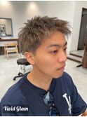 メンズにも抜群、ハイトーンカラー