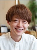 ニュアンスパーマでナチュラルに仕上げたマッシュベース/メンズ