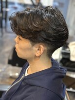 ニアウ 高崎店(Niau)&nbsp;メンズセンターパートニュアンスパーマ群馬高崎眉毛韓国