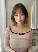 ハイレイヤー/ミディアム・ボブ/20代/30代/顔周り・フェイス