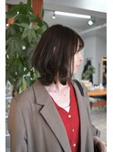 ミディアムボブ　20代/30代/40代/大名/赤坂/警固/天神